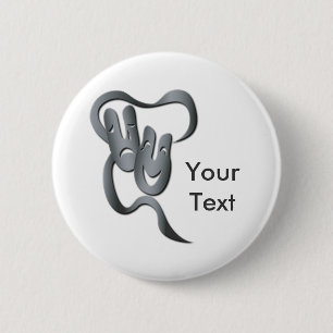 botón de máscara de teatro gris de tragedia de c