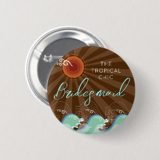 botón de matrimonio de playa de Guay BRIDESMAID