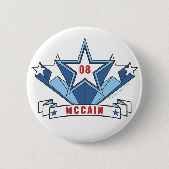 Botón de McCain 08 (Anverso)