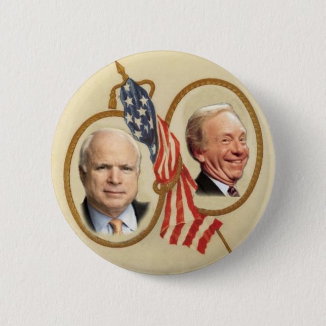 Botón de McCain/Lieberman (Anverso)
