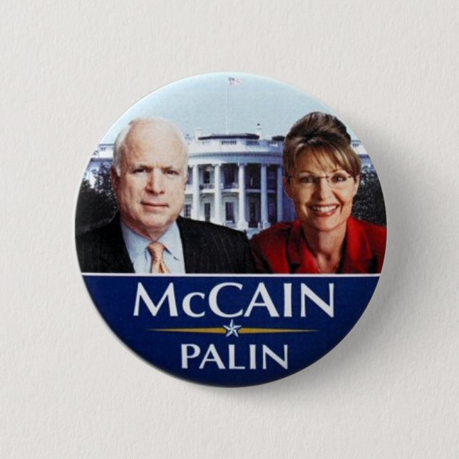 Botón de McCAIN-Palin (Anverso)