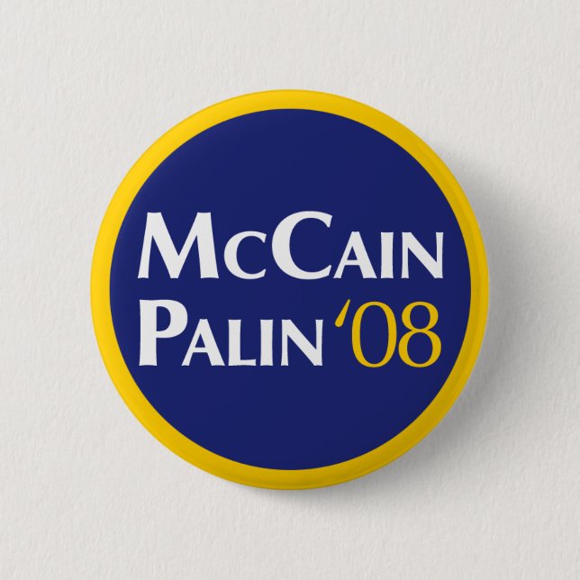 Botón de McCain-Palin (Anverso)