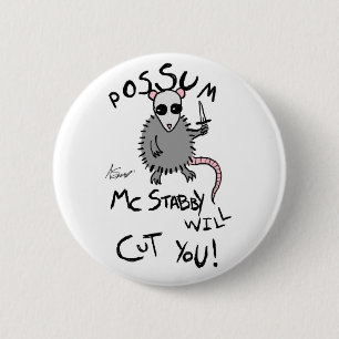 Botón de McStabby del oposum