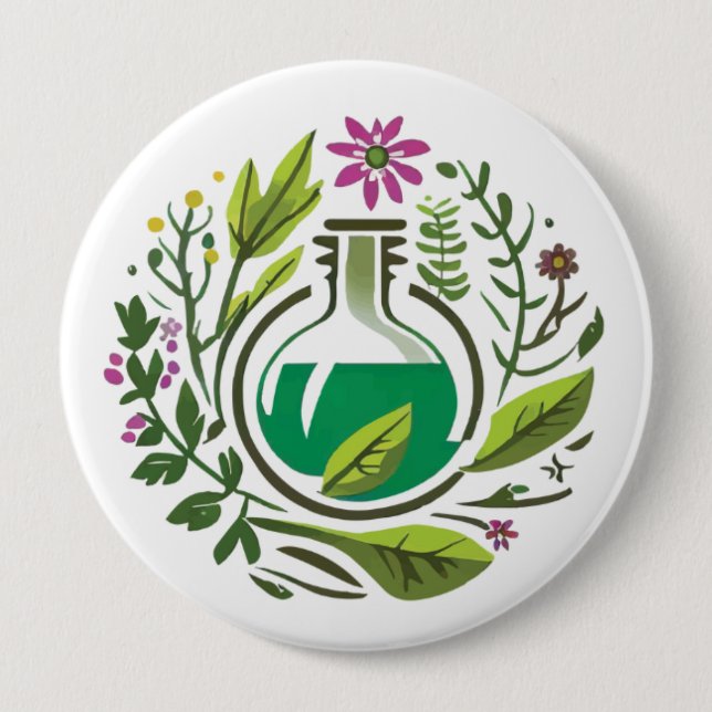 Botón de Medicina Herbal (Anverso)