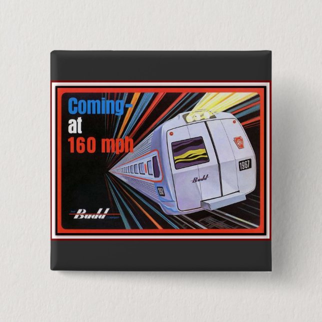 Botón de Metroliner 1967 del ferrocarril de (Anverso)