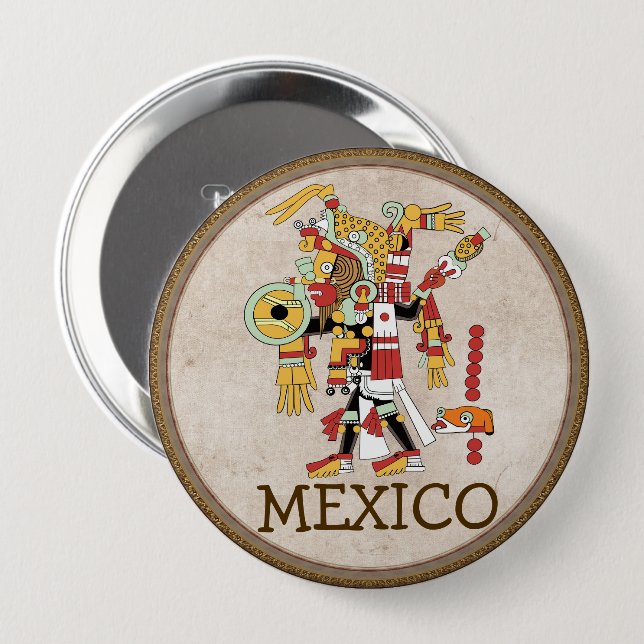 Botón de México (Anverso y reverso)
