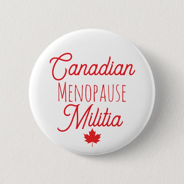 Botón de milicia menopausia canadiense (Anverso)
