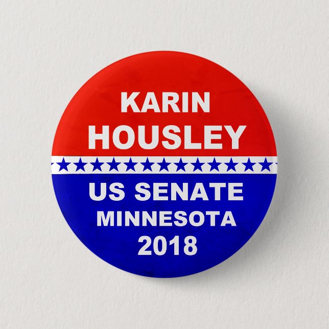 Botón de Minnesota 2018 del senado de Karin (Anverso)