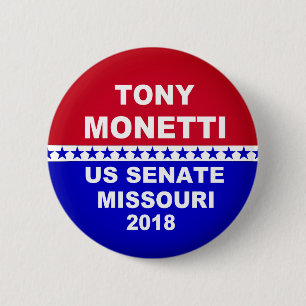 Botón de Missouri 2018 del senado de Tony Monetti