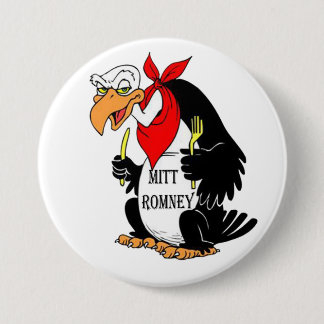Botón de Mitt Romney del buitre