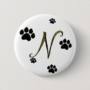 Botón de monograma de impresión de la página