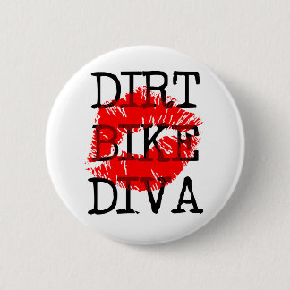 Botón de Motocross Diva de Bicicleta de Tierra