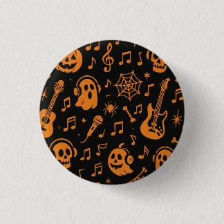 botón de música de Halloween lindo