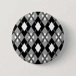 Botón de muy buen gusto gris de Argyle