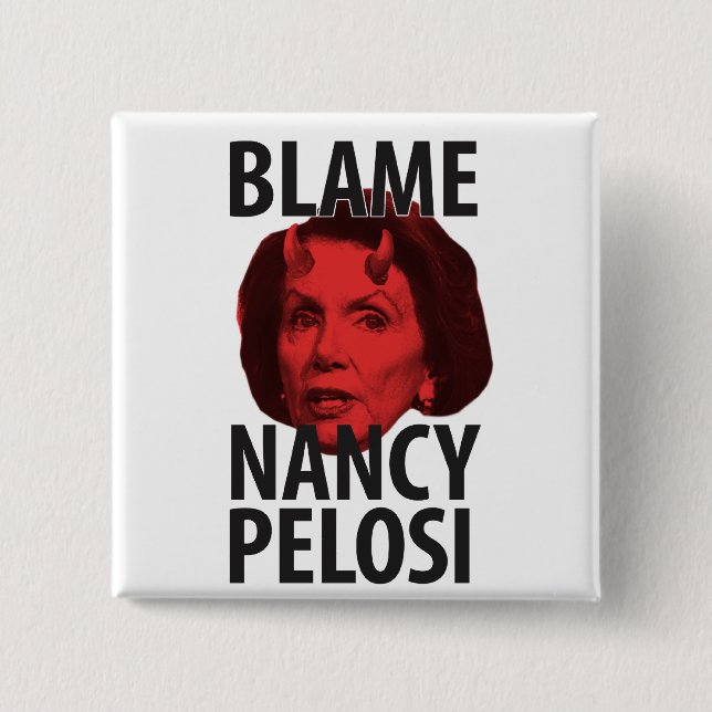 Botón de Nancy Pelosi de la culpa (Anverso)