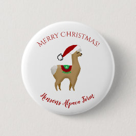 Botón de Navidad de Alpaca