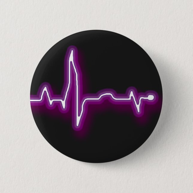 Botón de neón de EKG (Anverso)
