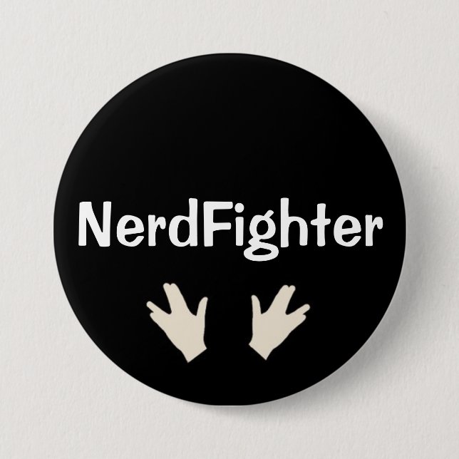 Botón de NerdFighter - DFTBA (Anverso)