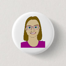 botón de niña pequeña