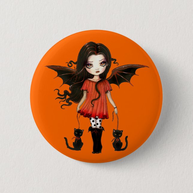 Botón de Niño de Halloween (Anverso)
