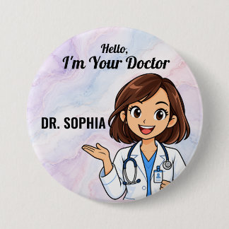 Botón de nombre de médico personalizado