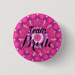 Botón de novia del equipo del Boda blanco rosado