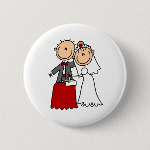 Botón de novia y del novio