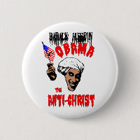 Botón de Obama Anti-Cristo