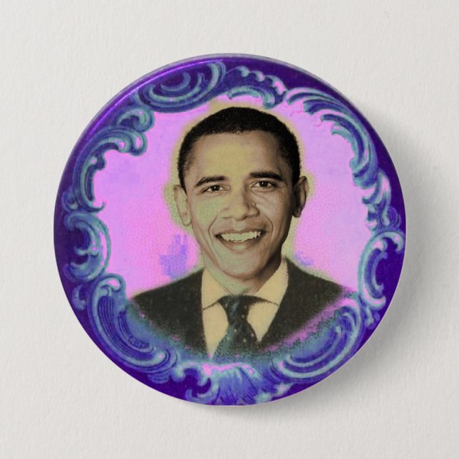 Botón de Obama Blacklight (Anverso)