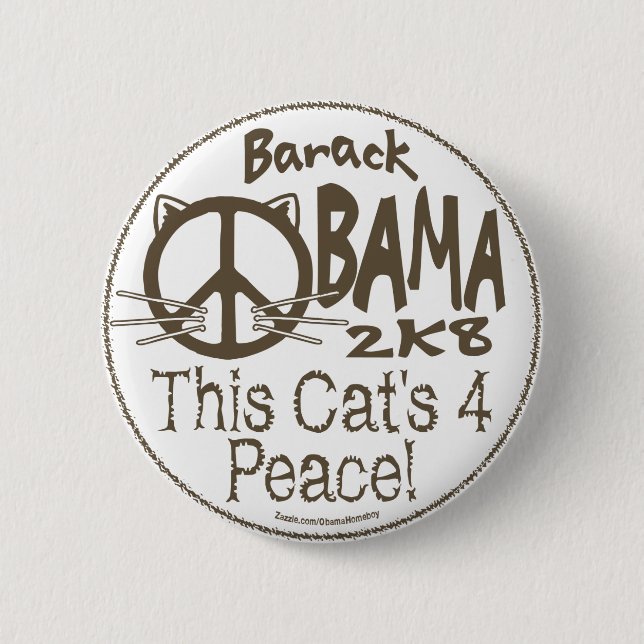 Botón de Obama de este gato 4 (Anverso)