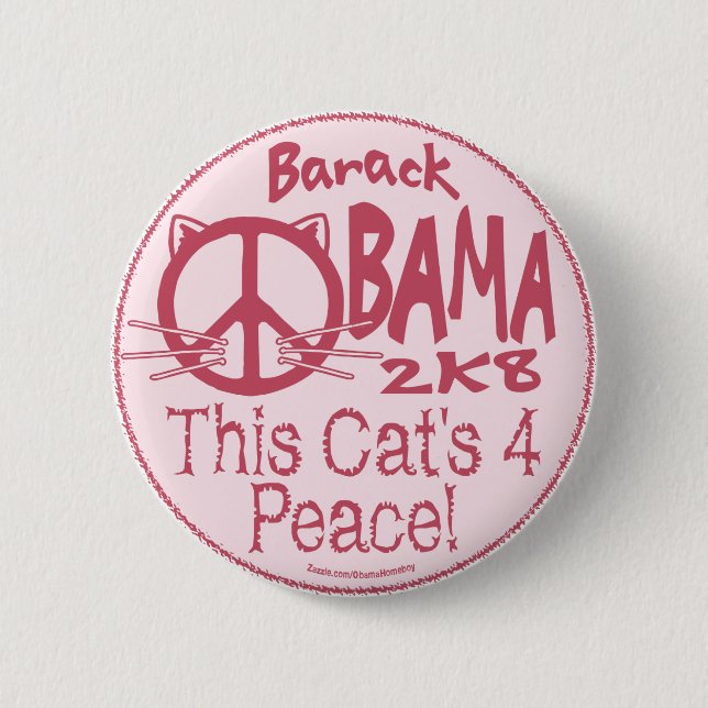 Botón de Obama de este gato 4 (Anverso)