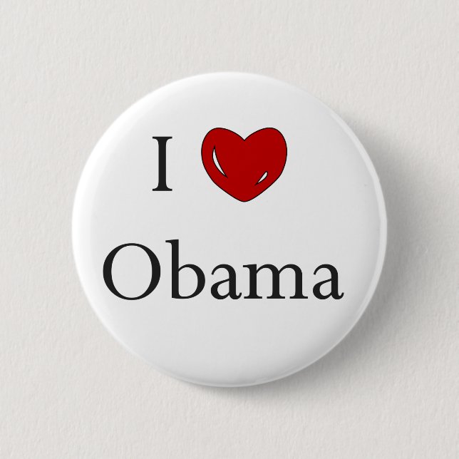 Botón de Obama del amor (Anverso)