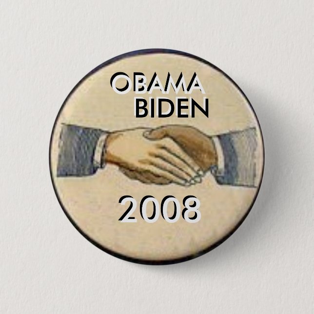 Botón de Obama/del apretón de manos de Biden (Anverso)