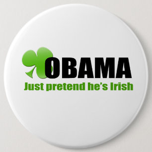 Botón de Obama del irlandés