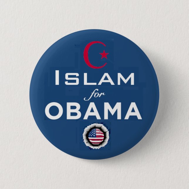 Botón de Obama del ISLAM (Anverso)