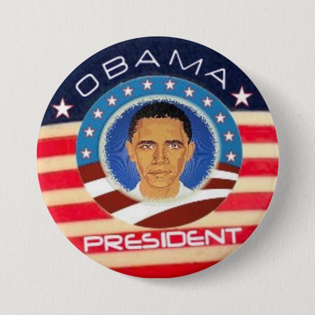 Botón de Obama dentro de un botón (Anverso)