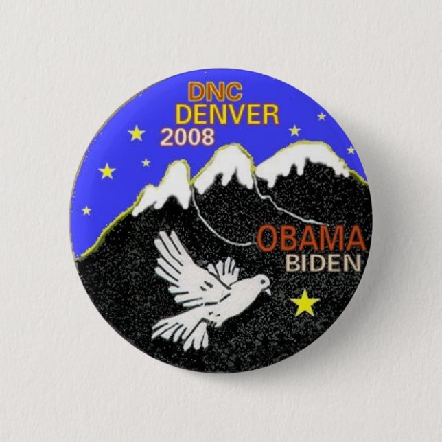 Botón de Obama DNC (Anverso)