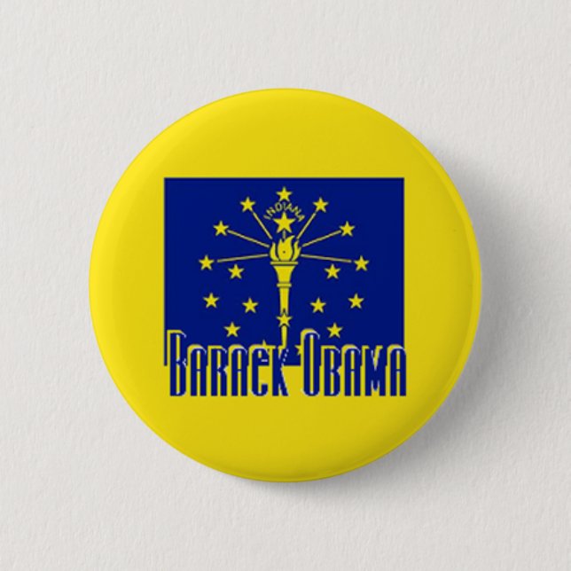 Botón de Obama INDIANA (Anverso)