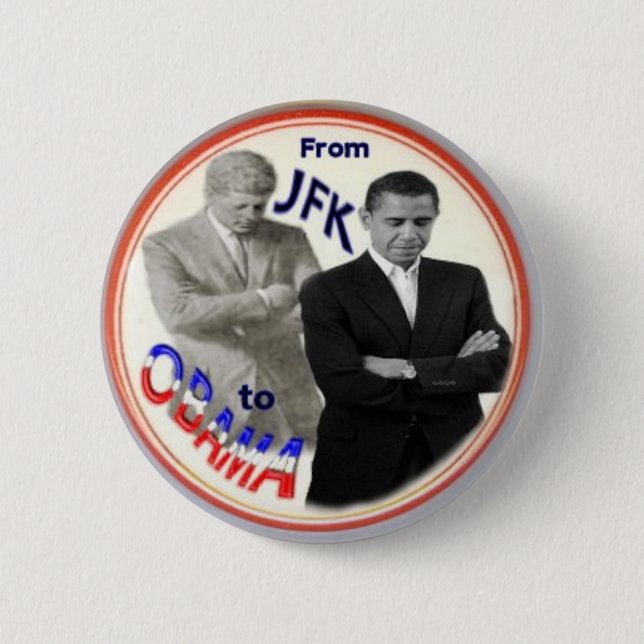 Botón de Obama/JFK (Anverso)