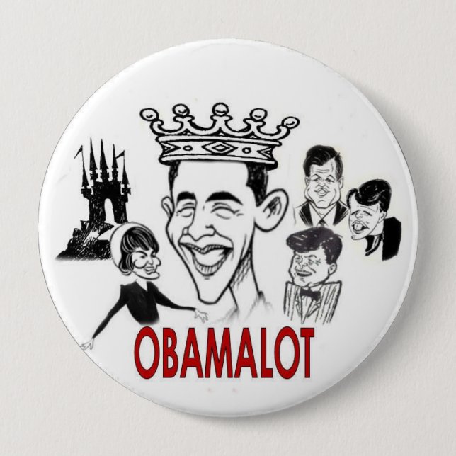 Botón de Obama Obamalot 4-Inch (Anverso)