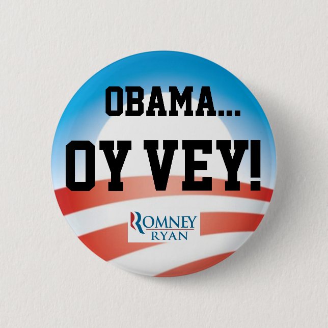 BOTÓN DE OBAMA OY VEY (Anverso)
