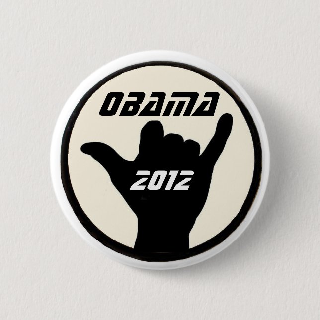 Botón de Obama Shaka (Anverso)