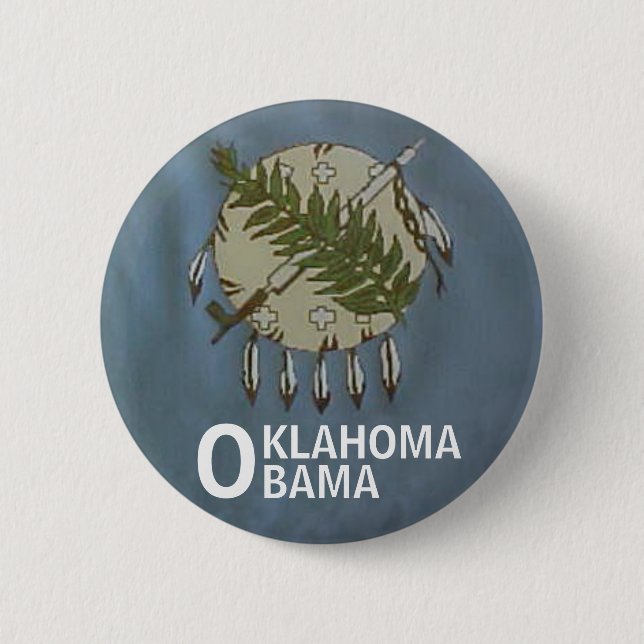 Botón de OKLAHOMA OBAMA (Anverso)