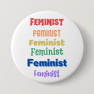 botón de orgullo feminista
