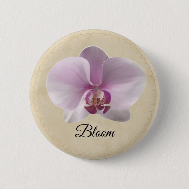 Botón de orquídea púrpura (Anverso)