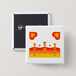 Botón de paisaje del corazón