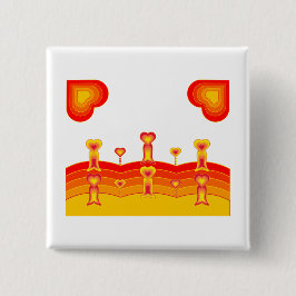 Botón de paisaje del corazón