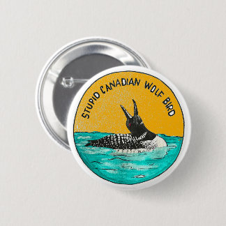 Botón de pájaro lobo canadiense