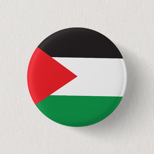 Botón de Palestina, bandera palestina patriótica (Anverso)