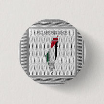 Botón de Palestina libre - Botón de pin palestino 